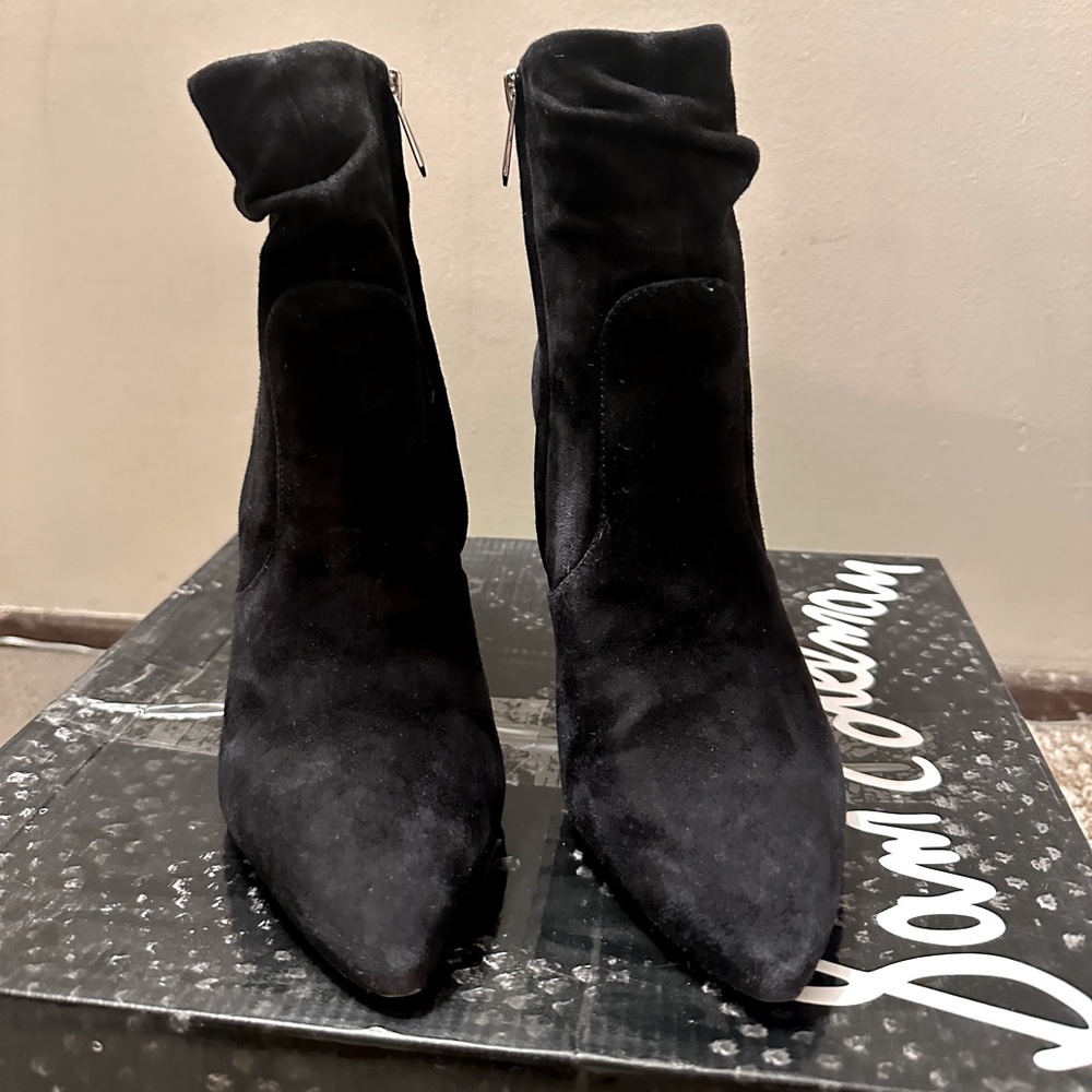 Roden | Black Suede Ankle Boot | Sam Edelman